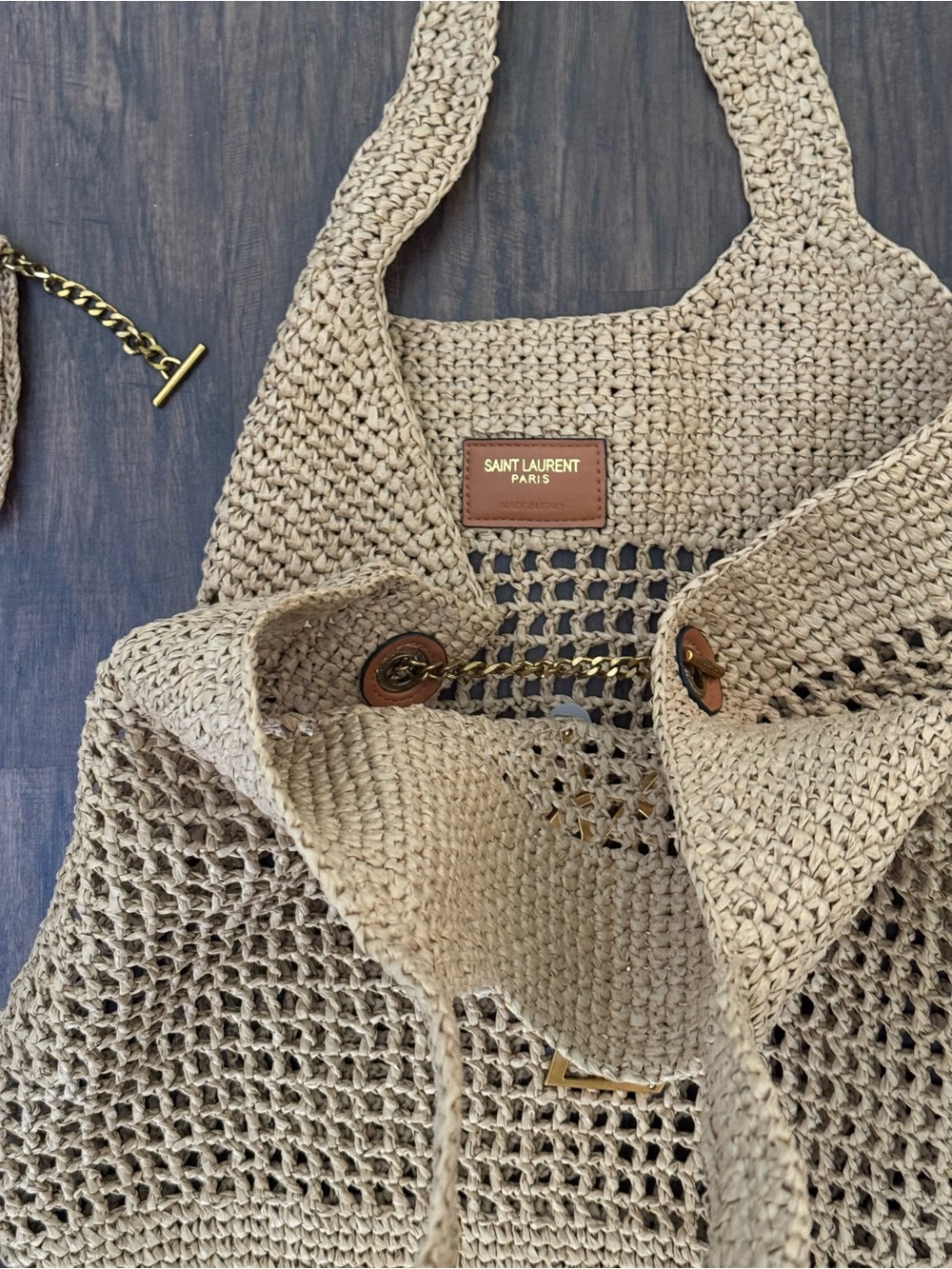 Crochet Tote bag with Matching Pouch - Picture 10 of 14